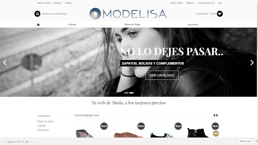 Modelisa - Diseño de páginas Tiendas y marketing